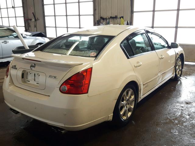 1N4BA41E98C811979 - 2008 NISSAN MAXIMA SE WHITE photo 4