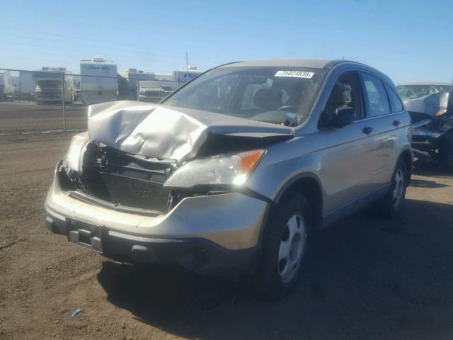 JHLRE38328C019736 - 2008 HONDA CR-V LX TAN photo 2