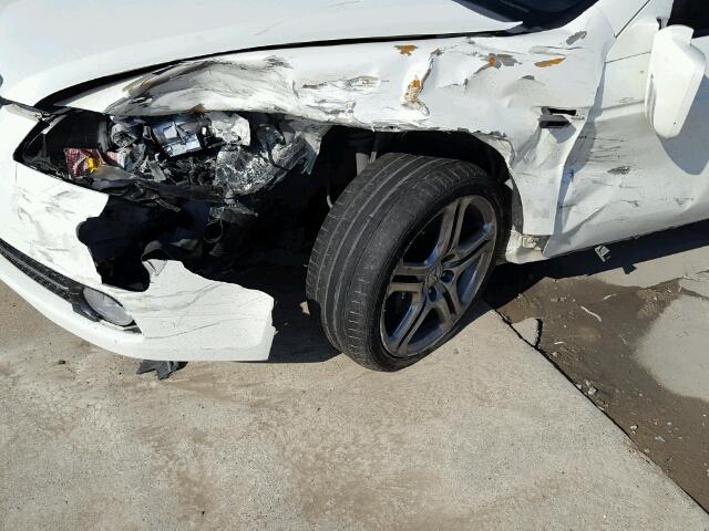 19UUA76537A000817 - 2007 ACURA TL TYPE S WHITE photo 9