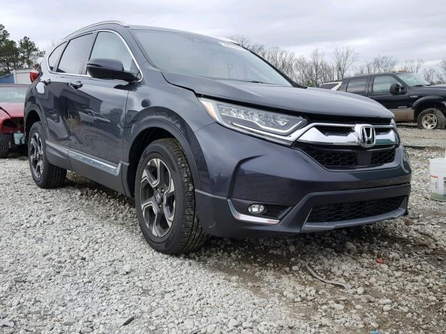 7FARW2H99JE015592 - 2018 HONDA CR-V TOURI GRAY photo 1