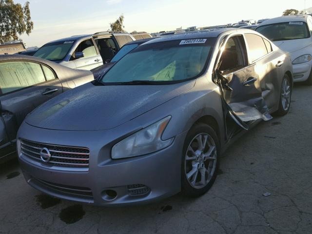 1N4AA51E39C832717 - 2009 NISSAN MAXIMA S SILVER photo 2