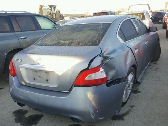 1N4AA51E39C832717 - 2009 NISSAN MAXIMA S SILVER photo 4