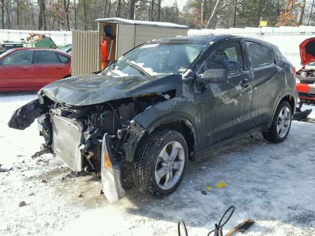 3CZRU6H33GM763712 - 2016 HONDA HR-V LX GREEN photo 2