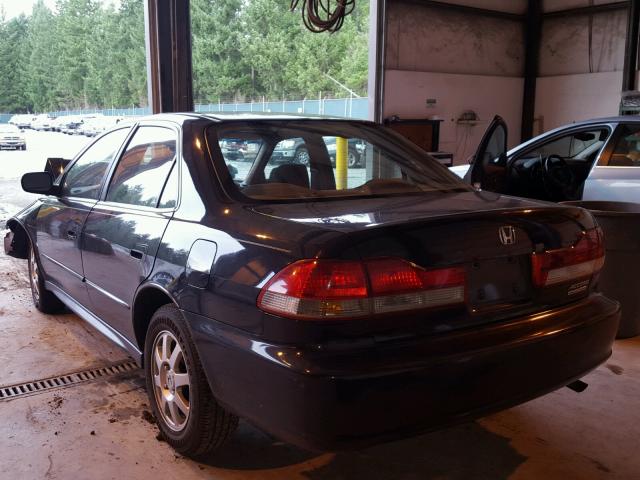 JHMCG567X2C032187 - 2002 HONDA ACCORD SE BLACK photo 3