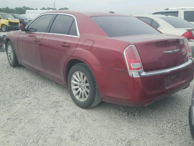 2C3CCAAGXCH241929 - 2012 CHRYSLER 300 RED photo 3