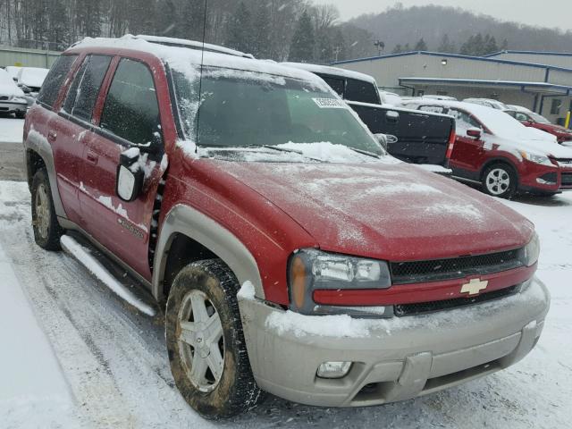 1GNDT13S132205600 - 2003 CHEVROLET TRAILBLAZE RED photo 1