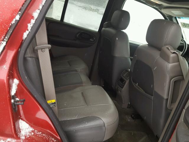 1GNDT13S132205600 - 2003 CHEVROLET TRAILBLAZE RED photo 6