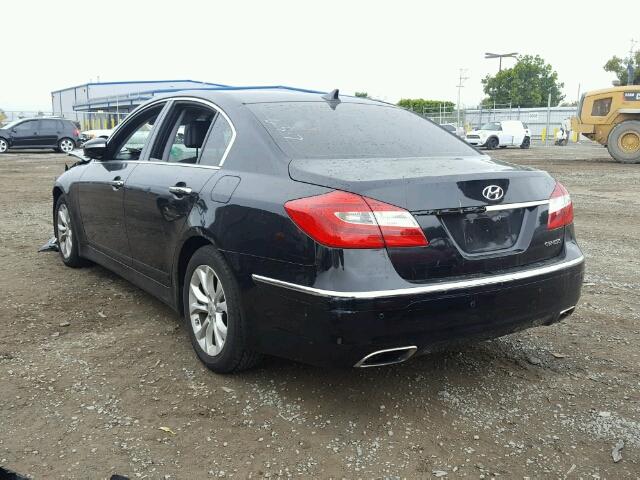 KMHGC4DD7CU152277 - 2012 HYUNDAI GENESIS 3. BLACK photo 3