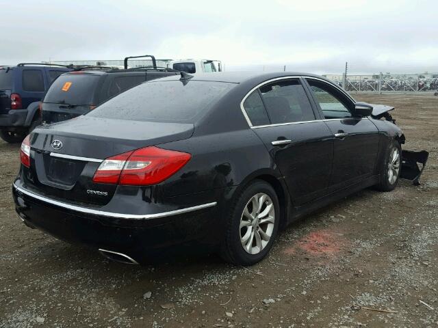 KMHGC4DD7CU152277 - 2012 HYUNDAI GENESIS 3. BLACK photo 4