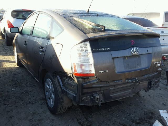 JTDKB20U573290794 - 2007 TOYOTA PRIUS GRAY photo 3