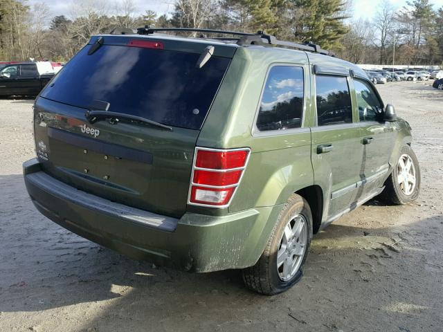 1J8GR48K27C640780 - 2007 JEEP GRAND CHER GREEN photo 4