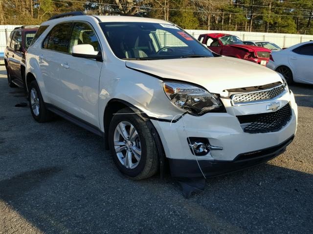 1GNALPEKXDZ111310 - 2013 CHEVROLET EQUINOX LT WHITE photo 1