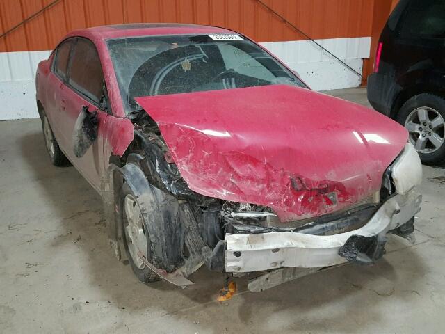 1G8AN18F27Z195507 - 2007 SATURN ION LEVEL RED photo 1