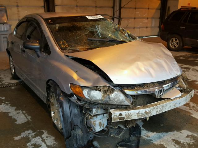 2HGFA16326H030931 - 2006 HONDA CIVIC DX V SILVER photo 1