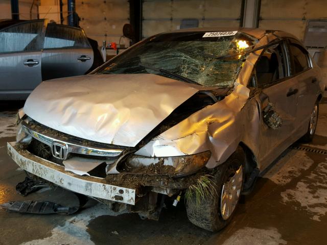 2HGFA16326H030931 - 2006 HONDA CIVIC DX V SILVER photo 2