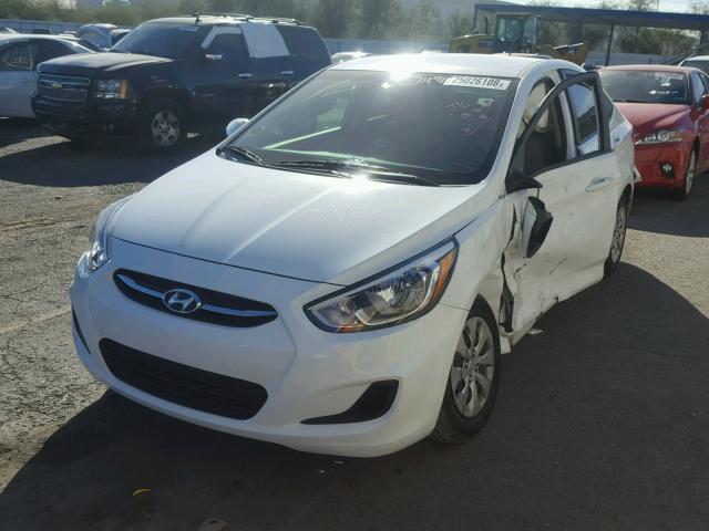 KMHCT4AE3HU251102 - 2017 HYUNDAI ACCENT SE WHITE photo 2