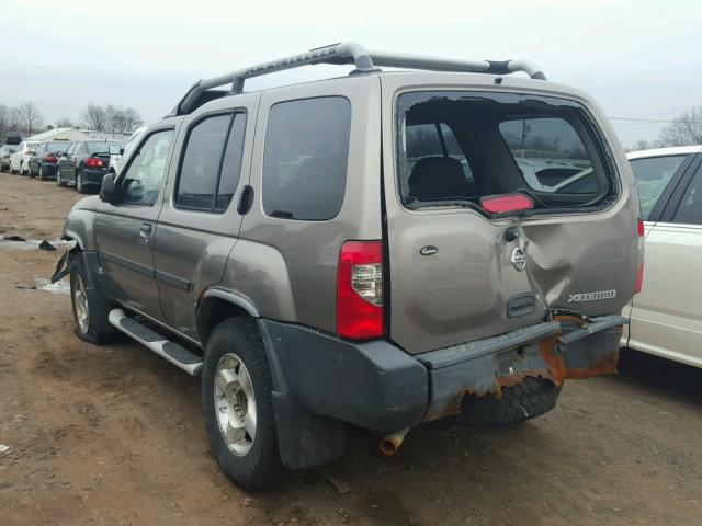 5N1ED28T83C669698 - 2003 NISSAN XTERRA XE TAN photo 3