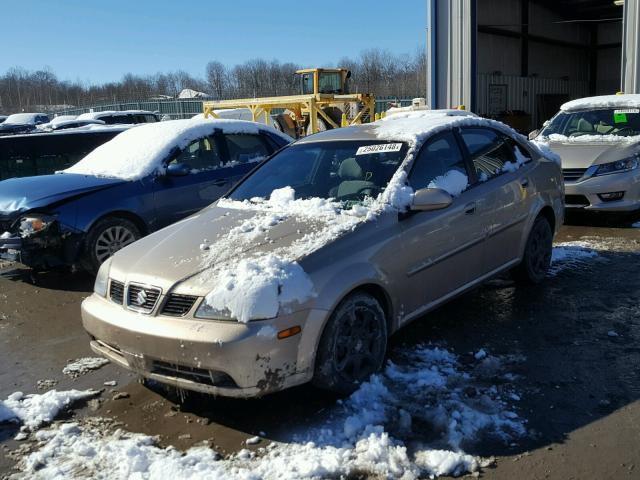 KL5JD56Z65K206579 - 2005 SUZUKI FORENZA S GOLD photo 2