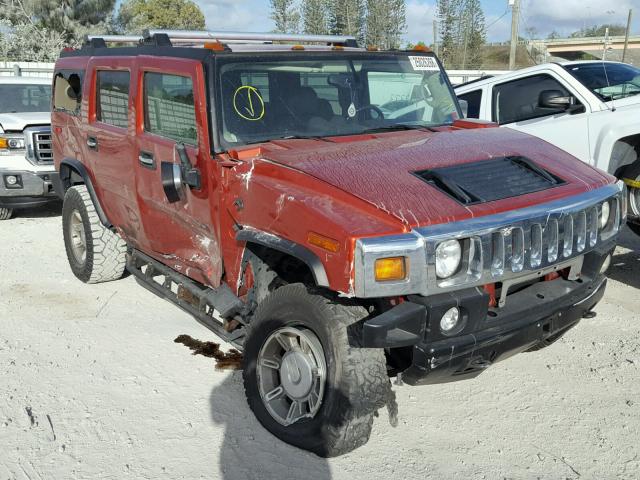 5GRGN23U43H119460 - 2003 HUMMER H2 ORANGE photo 1