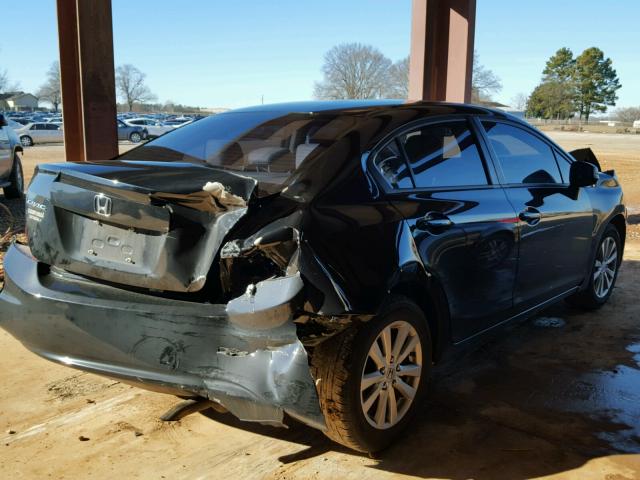 19XFB2F84CE105732 - 2012 HONDA CIVIC EX შავი ფოტო 4