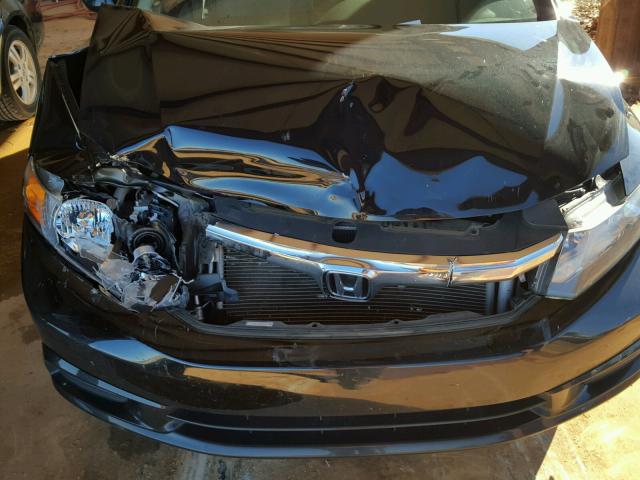 19XFB2F84CE105732 - 2012 HONDA CIVIC EX შავი ფოტო 7