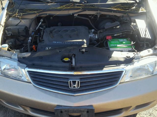 2HKRL1850YH595399 - 2000 HONDA ODYSSEY LX GOLD photo 7