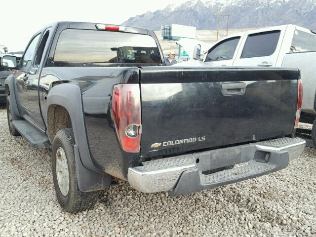 1GCDS196858257473 - 2005 CHEVROLET COLORADO BLACK photo 3