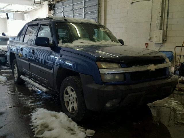 3GNEK13T33G116120 - 2003 CHEVROLET AVALANCHE BLUE photo 1