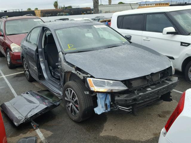 3VWD67AJ6GM379218 - 2016 VOLKSWAGEN JETTA SE GRAY photo 1