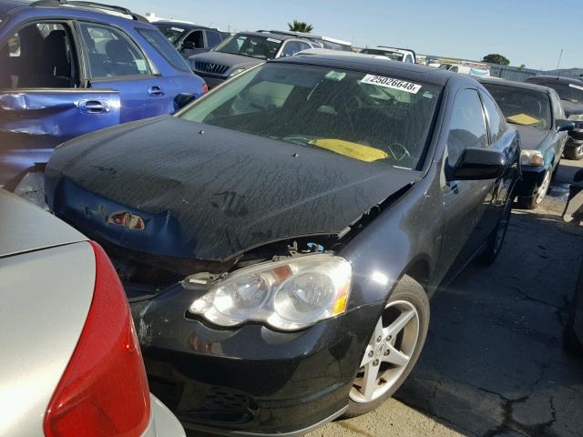 JH4DC54884S013660 - 2004 ACURA RSX BLACK photo 2