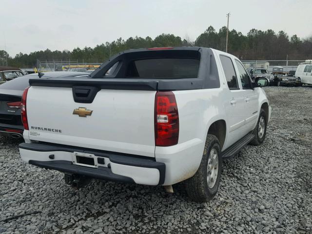 3GNEC12067G138039 - 2007 CHEVROLET AVALANCHE WHITE photo 4