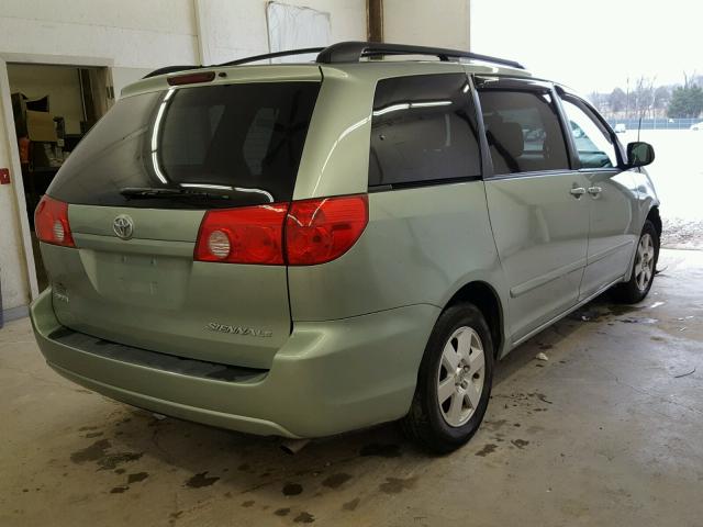 5TDKK4CC7AS308586 - 2010 TOYOTA SIENNA CE GREEN photo 4