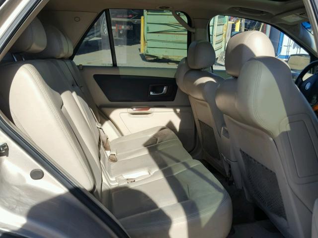 1GYEE637350122582 - 2005 CADILLAC SRX GOLD photo 6