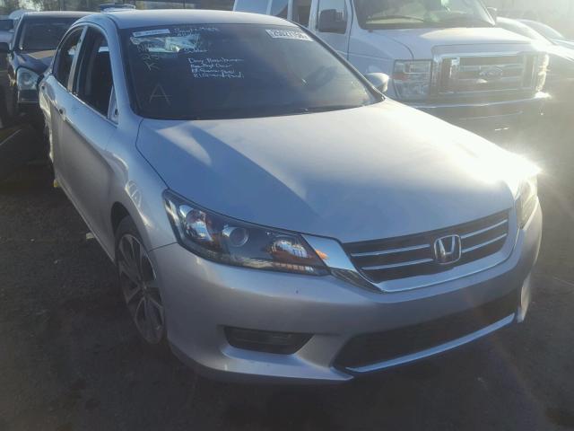 1HGCR2F54EA257487 - 2014 HONDA ACCORD SPO SILVER photo 1