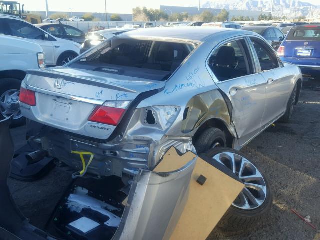 1HGCR2F54EA257487 - 2014 HONDA ACCORD SPO SILVER photo 4