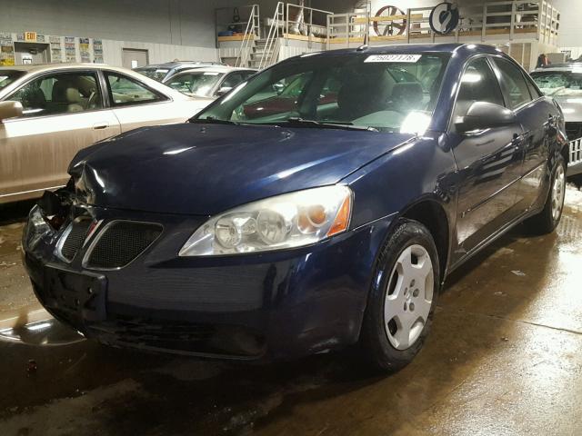 1G2ZF57BX84163404 - 2008 PONTIAC G6 VALUE L BLUE photo 2