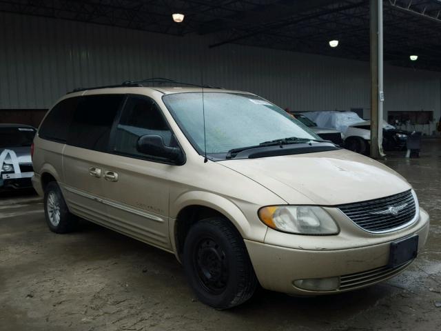 2C4GP54L91R315821 - 2001 CHRYSLER TOWN & COU GOLD photo 1