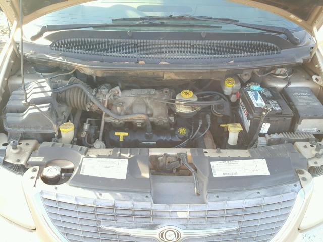 2C4GP54L91R315821 - 2001 CHRYSLER TOWN & COU GOLD photo 7