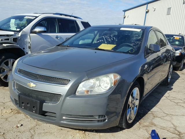 1G1ZH57B884214946 - 2008 CHEVROLET MALIBU 1LT GRAY photo 2