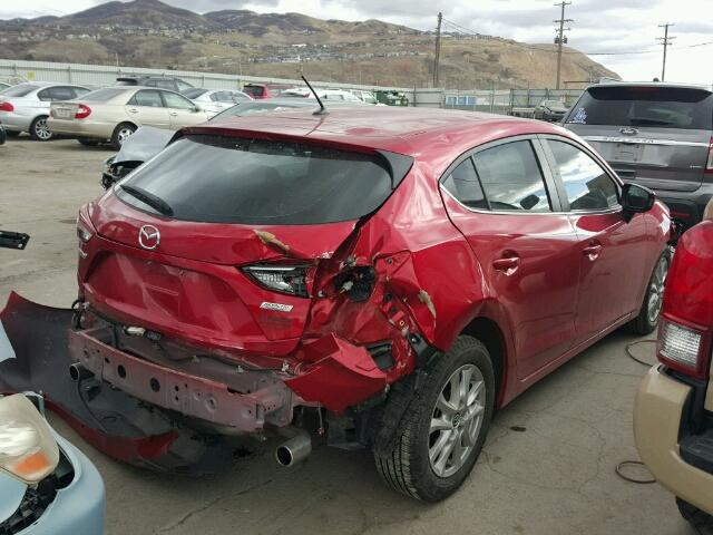 JM1BM1L78E1100392 - 2014 MAZDA 3 TOURING RED photo 4