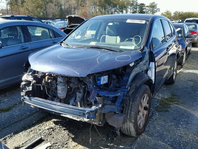 2HKRM4H59FH642375 - 2015 HONDA CR-V EX BLUE photo 2