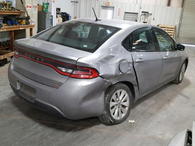 1C3CDFBB3ED902424 - 2014 DODGE DART SXT SILVER photo 4