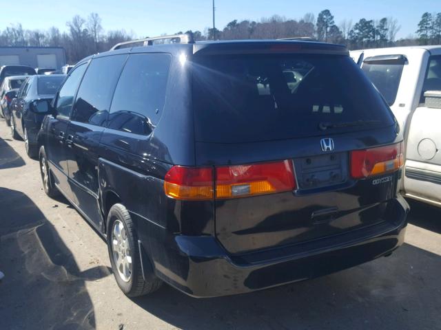 5FNRL18964B014502 - 2004 HONDA ODYSSEY EX BLACK photo 3