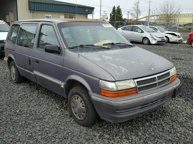 2B4GH25K9NR735017 - 1992 DODGE CARAVAN GRAY photo 1