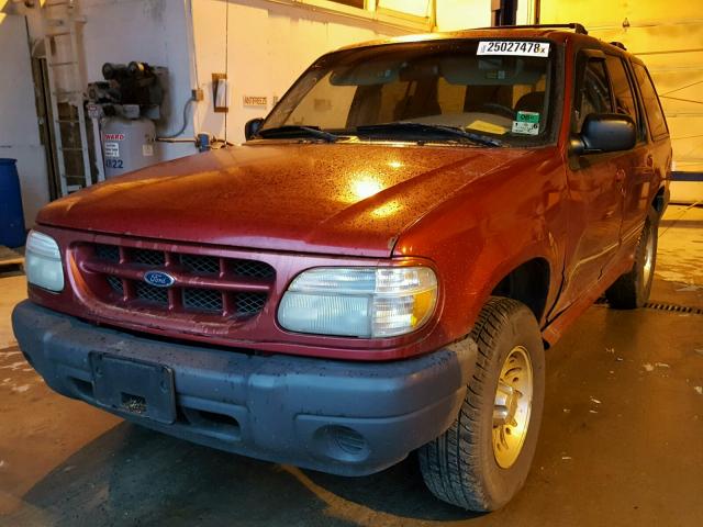 1FMZU62E01ZA46993 - 2001 FORD EXPLORER X RED photo 2