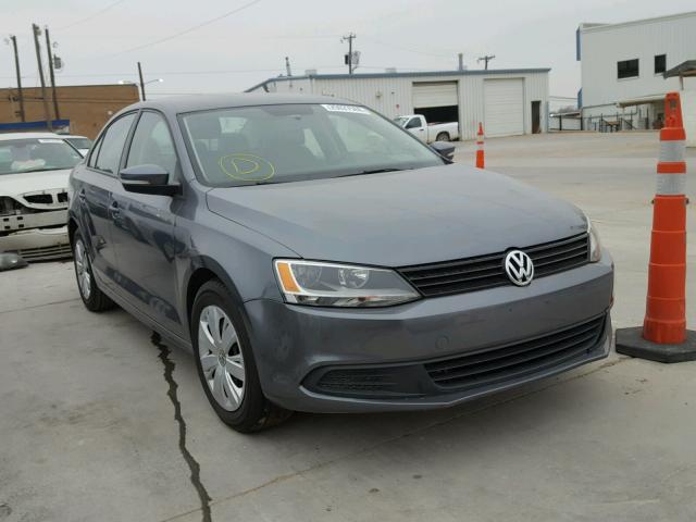 3VWD17AJ7EM260573 - 2014 VOLKSWAGEN JETTA SE GRAY photo 1