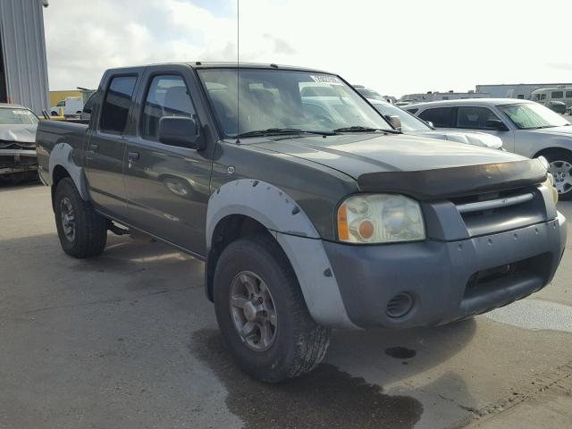 1N6ED27TX3C417938 - 2003 NISSAN FRONTIER C GREEN photo 1