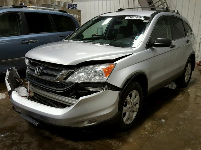 5J6RE3H48BL004133 - 2011 HONDA CR-V SE SILVER photo 2