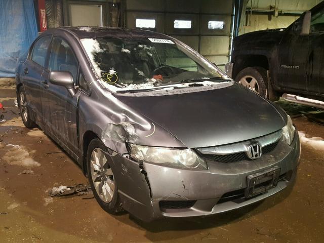 19XFA16929E003473 - 2009 HONDA CIVIC EXL GRAY photo 1