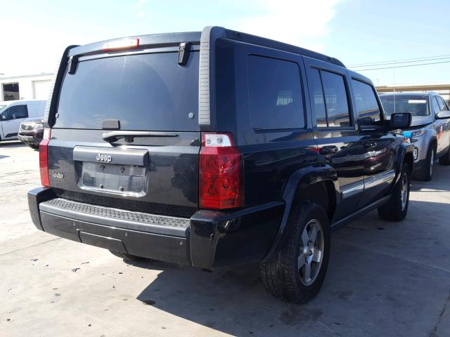 1J4RH4GK2AC102487 - 2010 JEEP COMMANDER BLACK photo 4